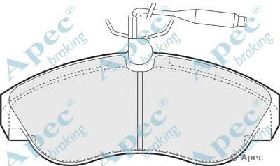 APEC BRAKING pad868 -  Комплект тормозных колодок, дисковый тормоз